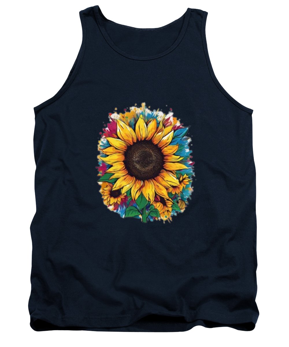 Colorful Sunflower - Tank Top
