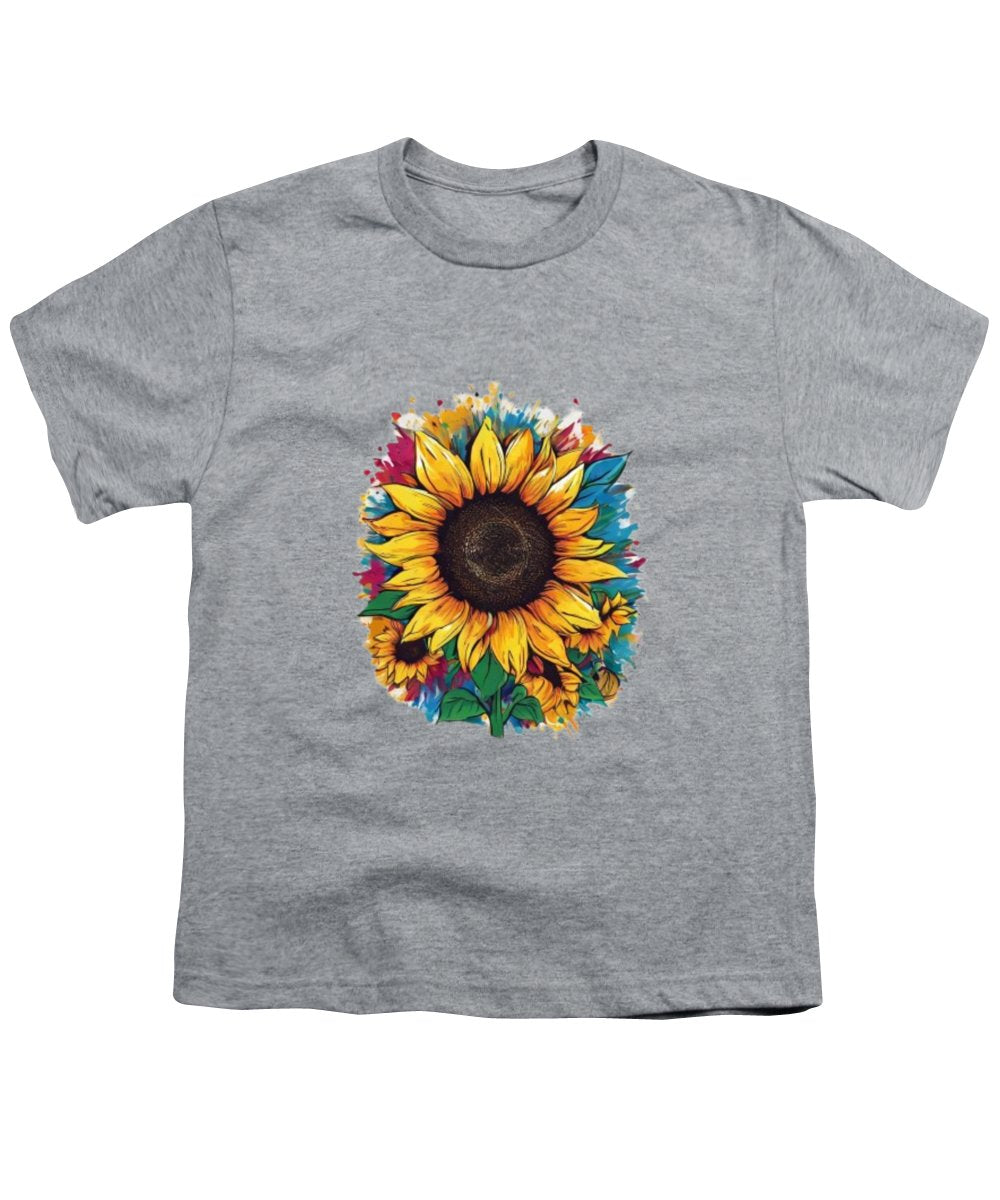 Colorful Sunflower - Youth T-Shirt