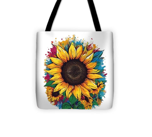Colorful Sunflower - Tote Bag