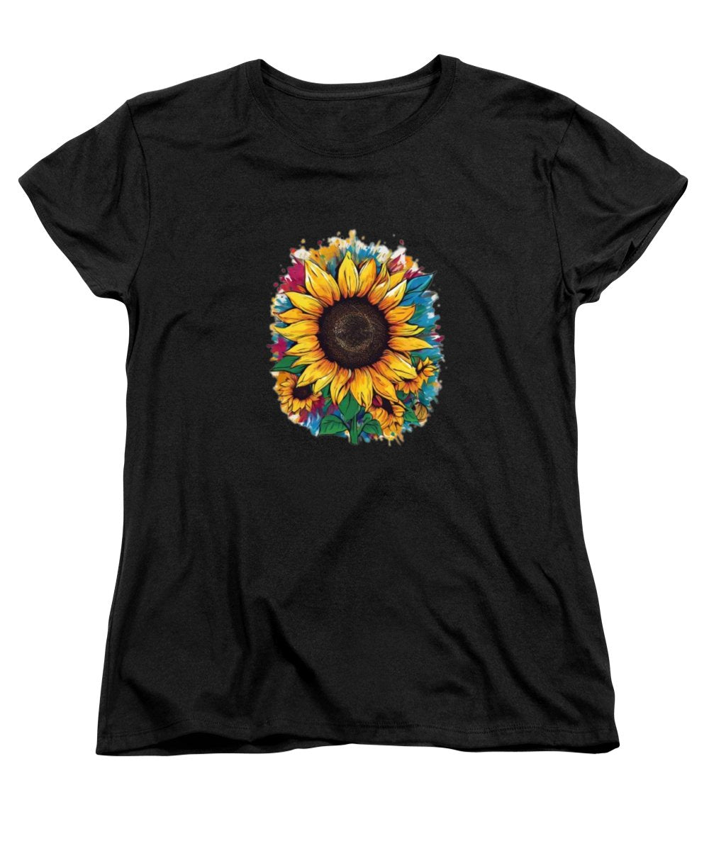 Colorful Sunflower - Women's T-Shirt (Standard Fit)