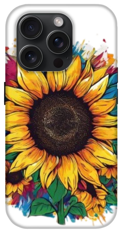 Colorful Sunflower - Phone Case