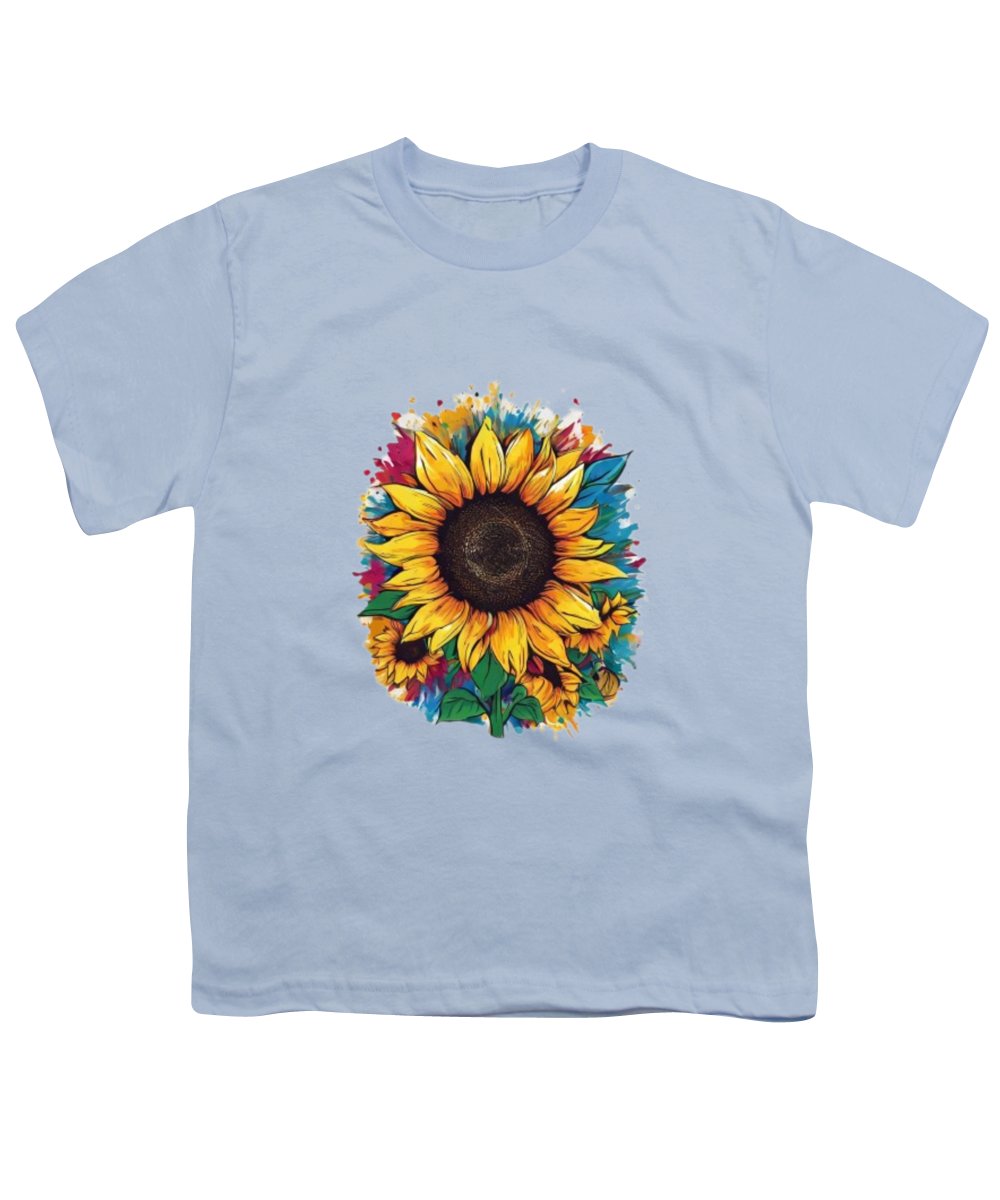 Colorful Sunflower - Youth T-Shirt