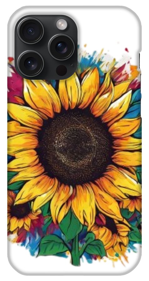 Colorful Sunflower - Phone Case