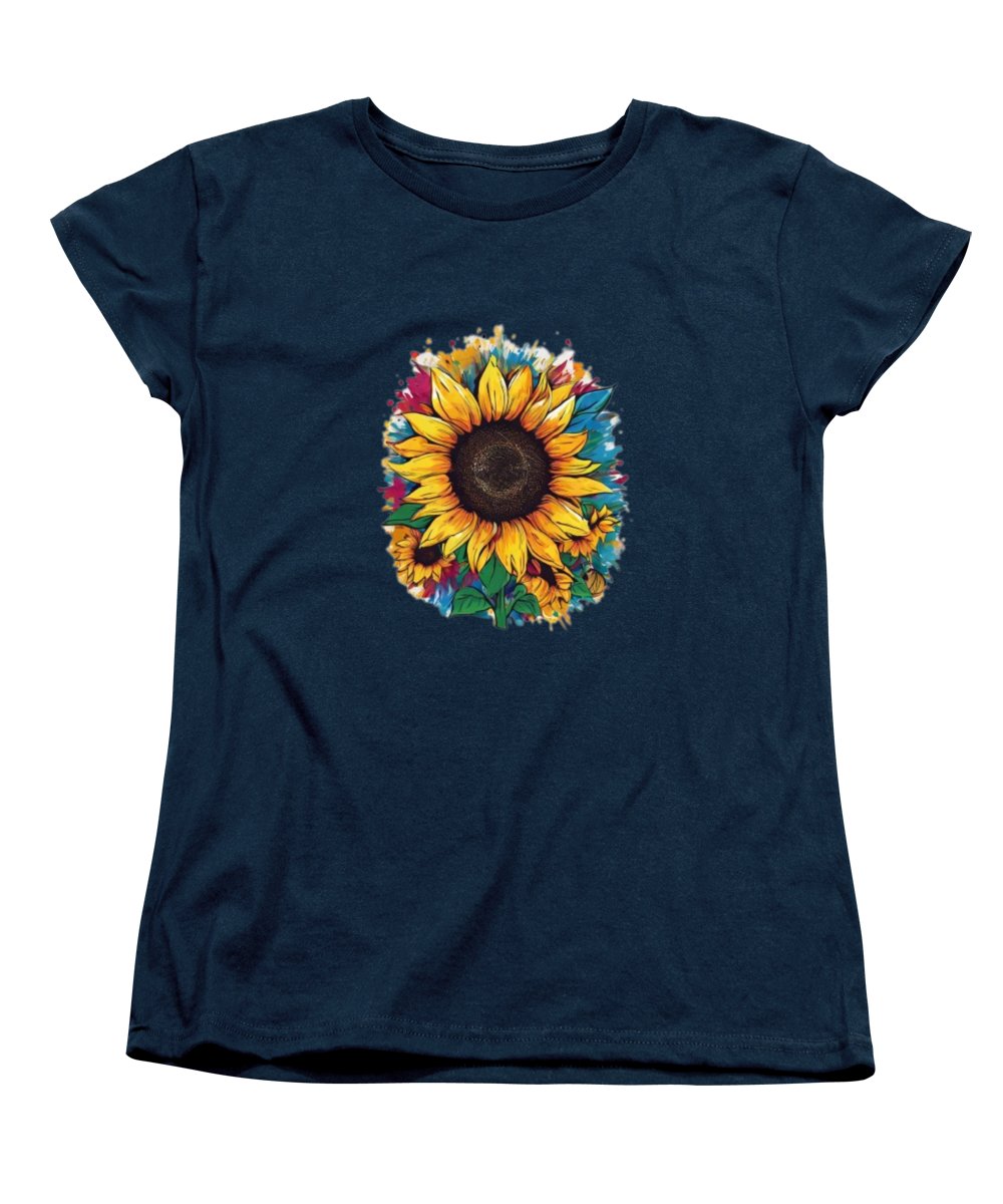 Colorful Sunflower - Women's T-Shirt (Standard Fit)