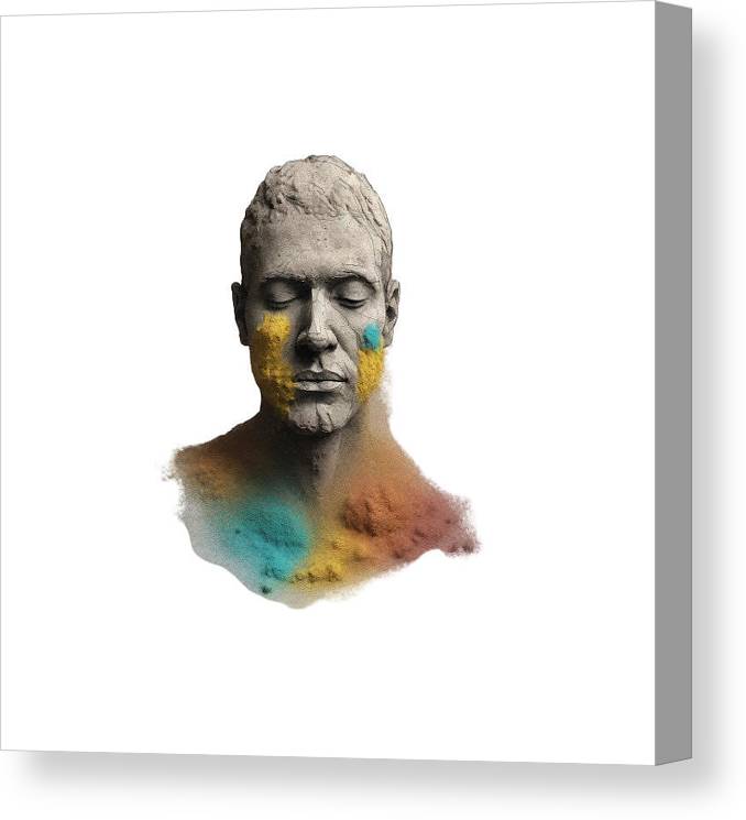 Creation of Man-Interpretation - Canvas Print