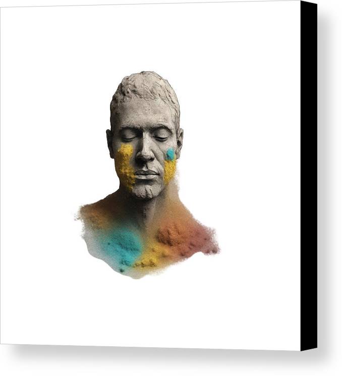 Creation of Man-Interpretation - Canvas Print