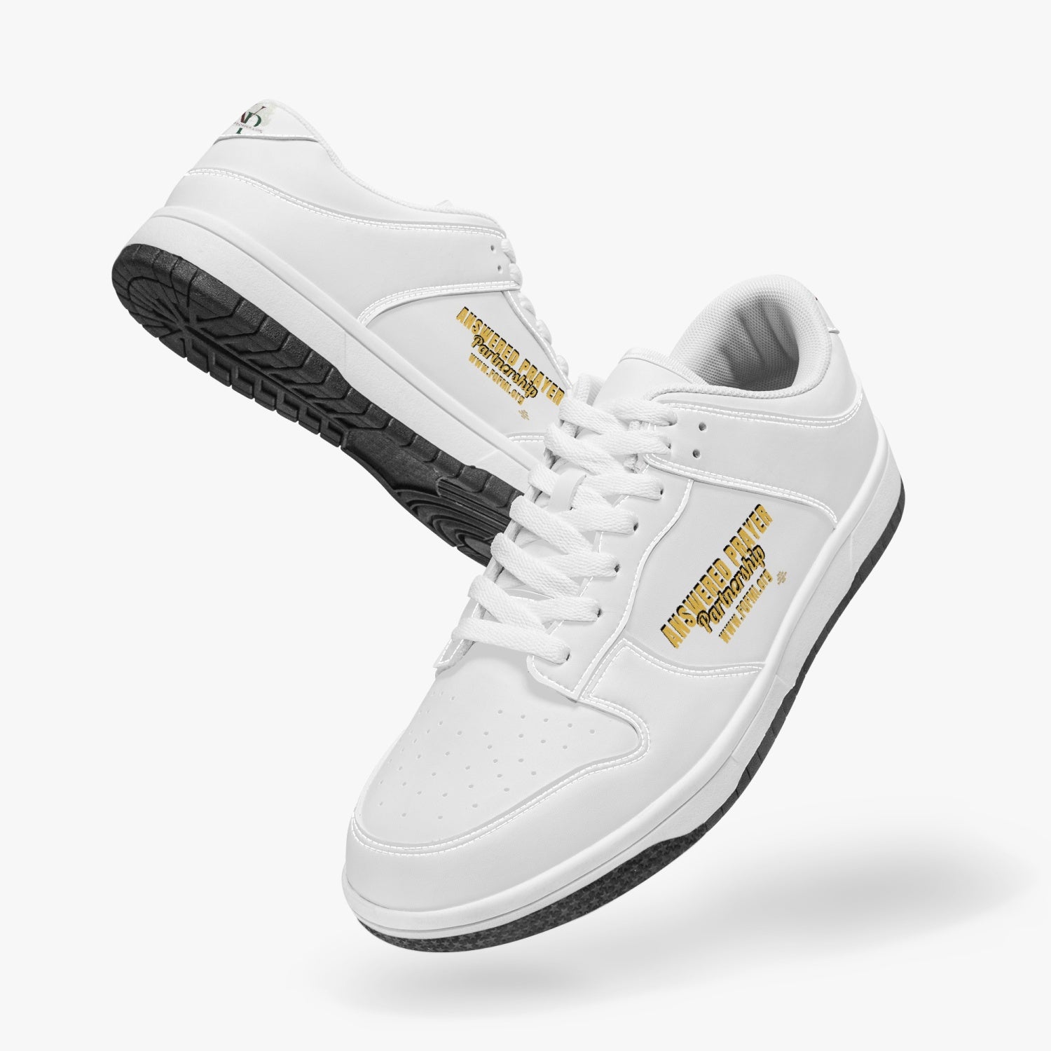 ANSWERED PRAYER PARTNERSHIP Stylish Low-Top Leather Sneakers
