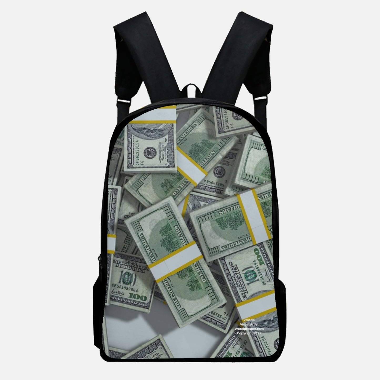 100 Dollar Bills Bookbag Set (3pcs)