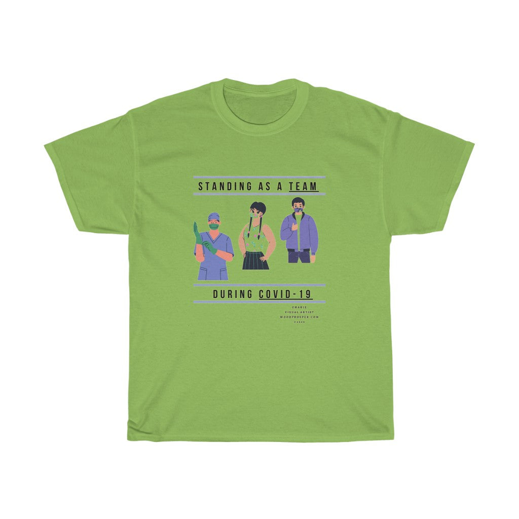 Standing As A Team Unisex Heavy Cotton Tee