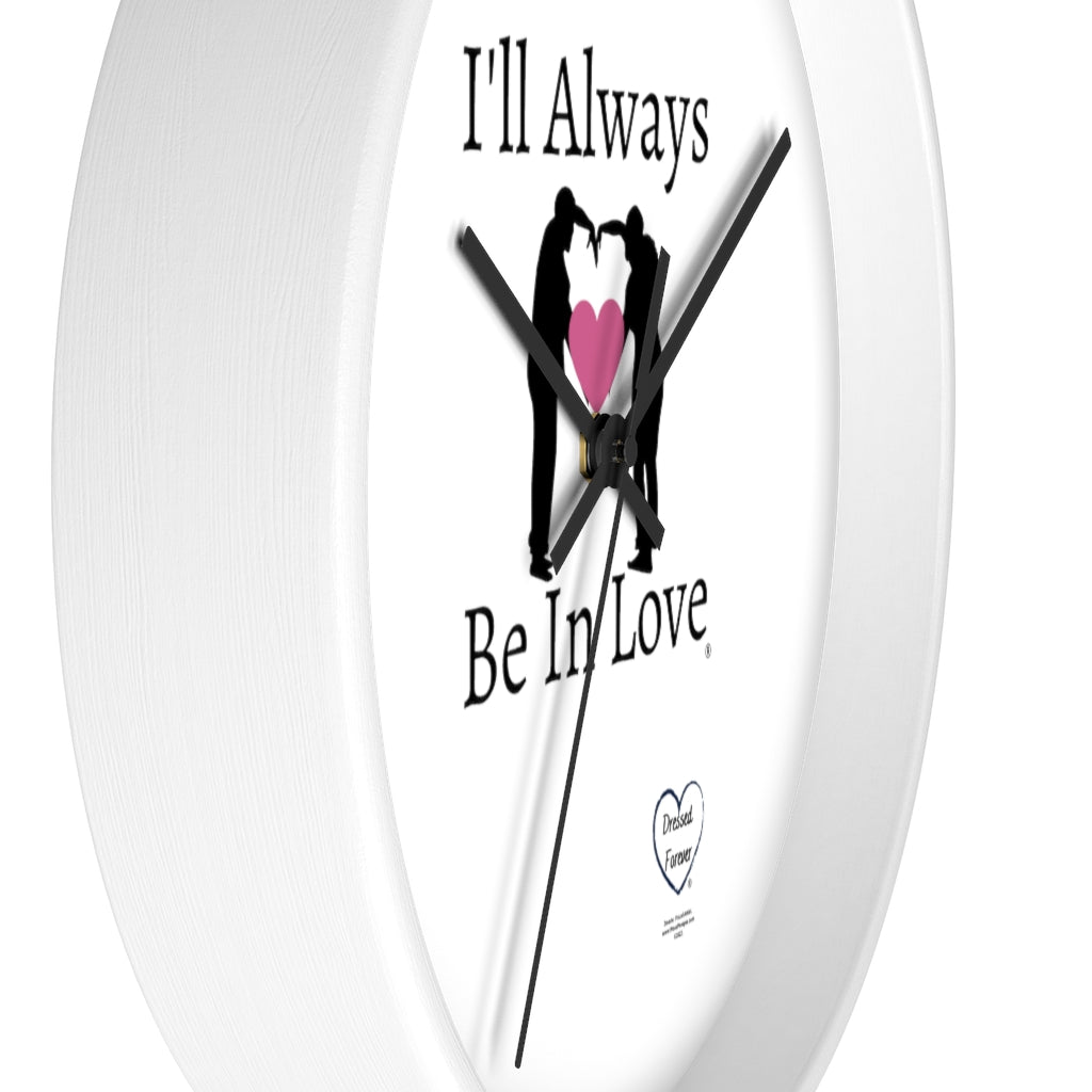 Dressed Forever Wall clock