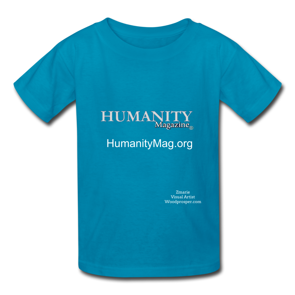 Humanity Magazine Kids' T-Shirt - turquoise