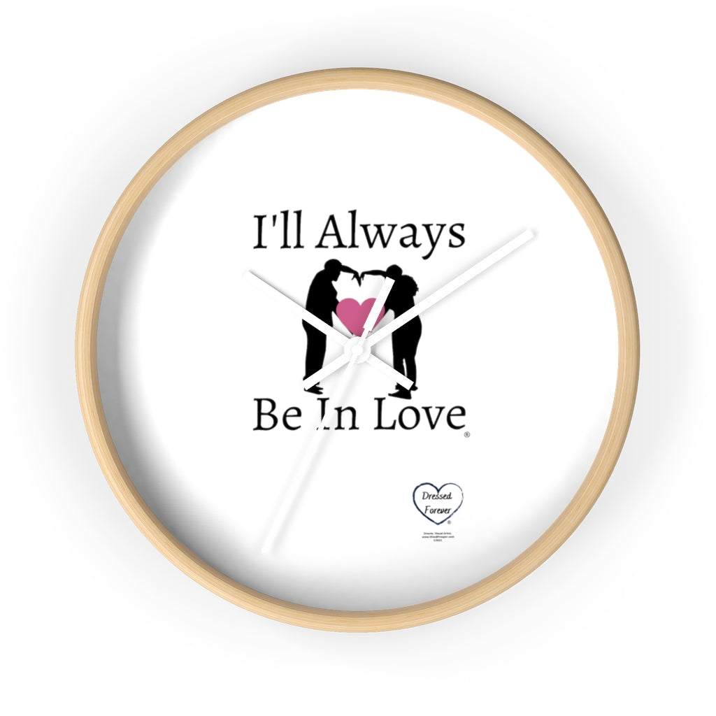 Dressed Forever Wall clock