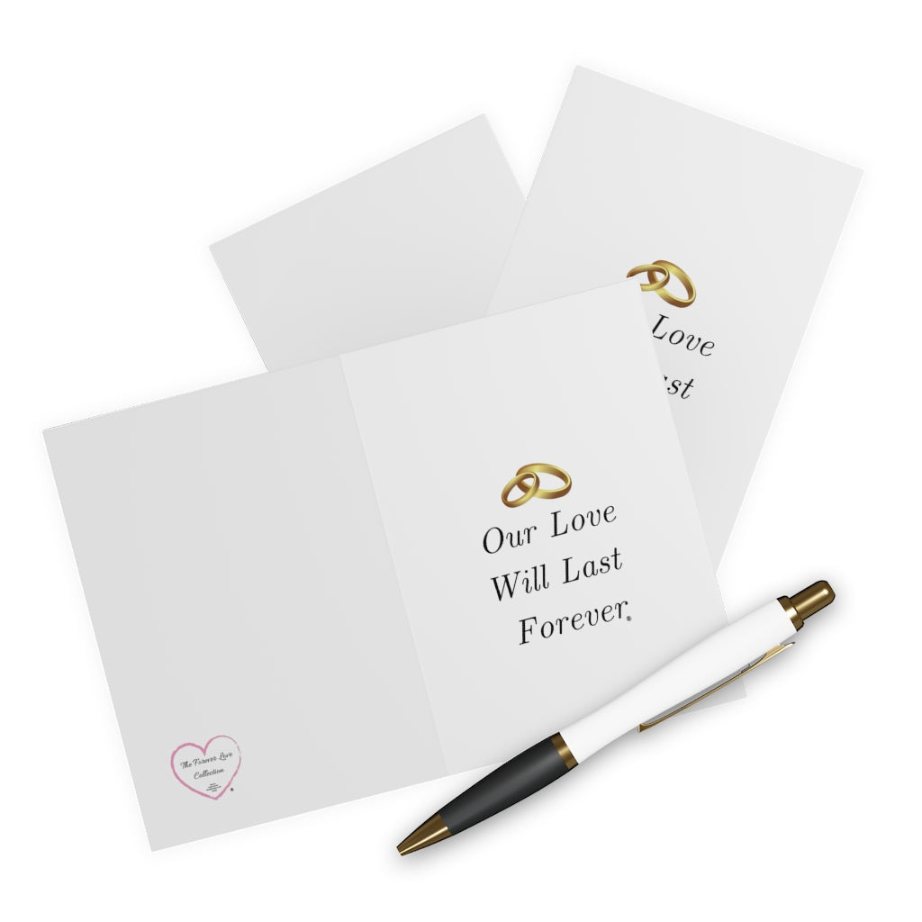 The Forever Love Collection: Love Lasts Forever Greeting Cards (5 Pack)