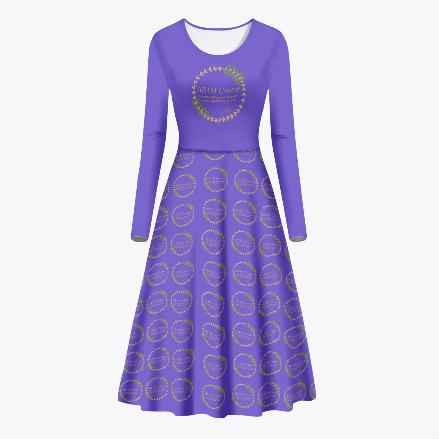 ABAM Center Women's Long-Sleeve One-piece Dress