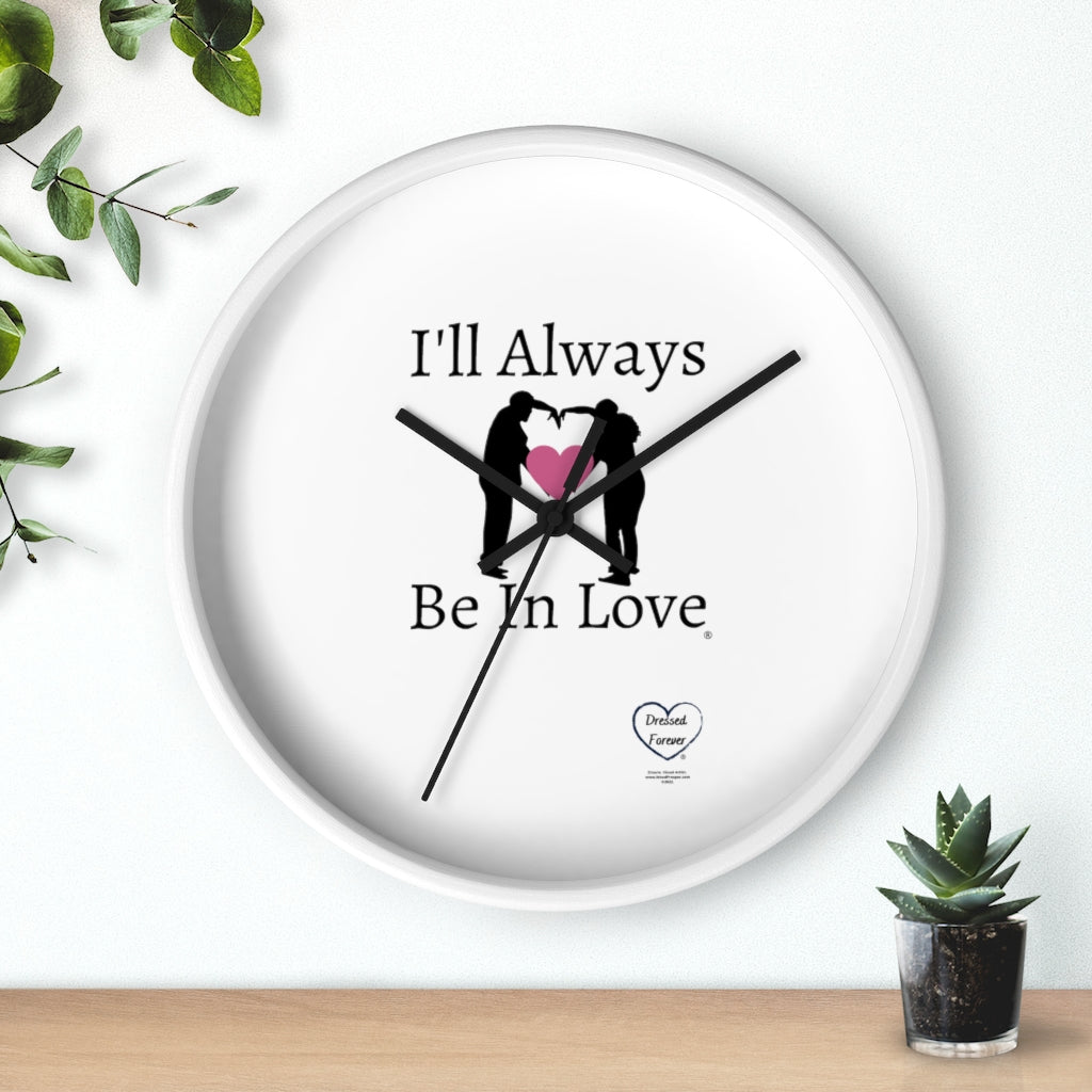 Dressed Forever Wall clock