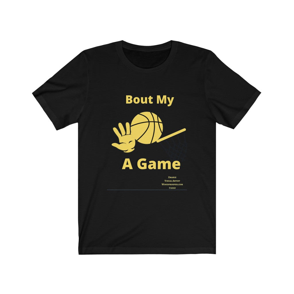 Interfaith Academy Bout My A Game Unisex Jersey Short Sleeve Tee