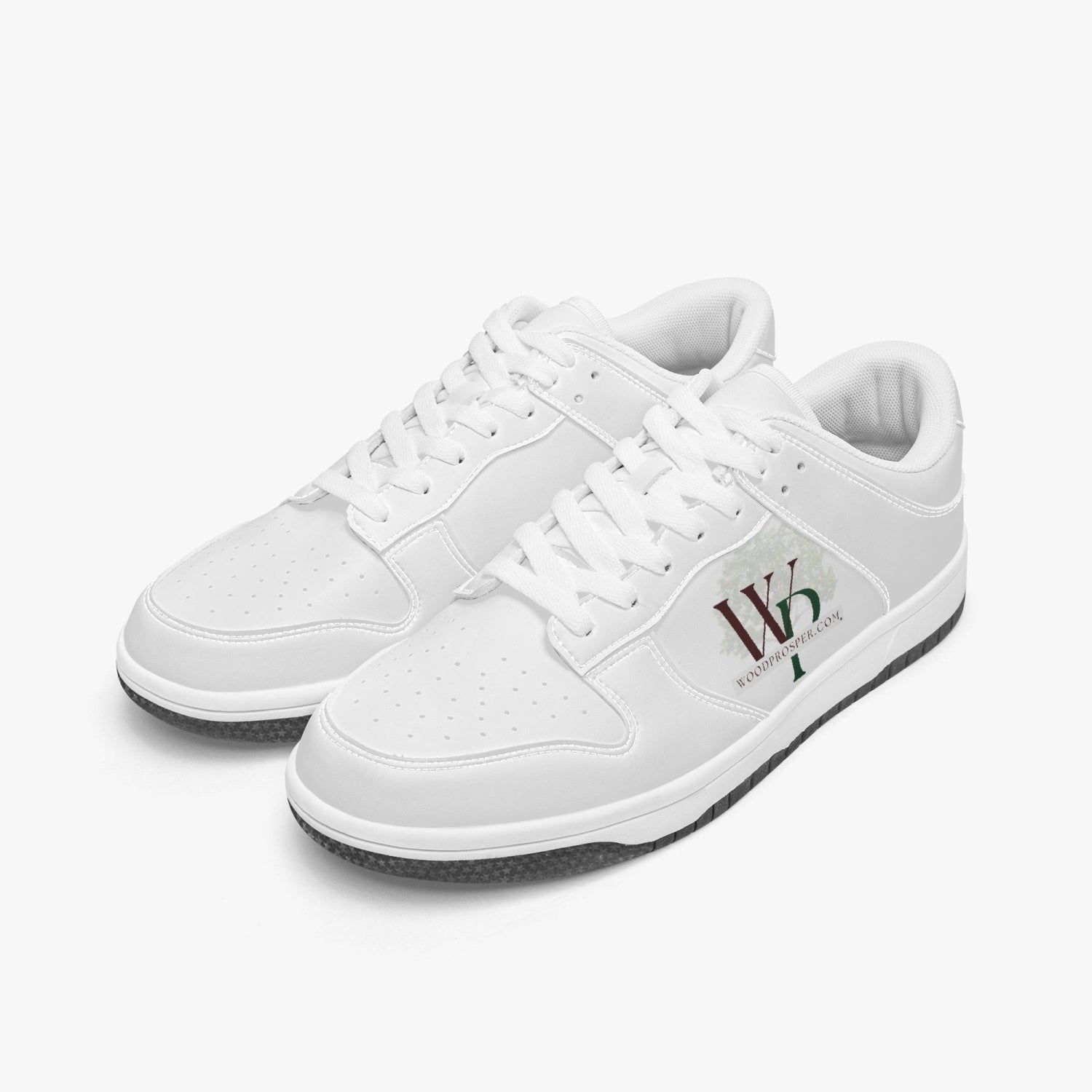 Wood Prosper Low-Top Leather Sneakers
