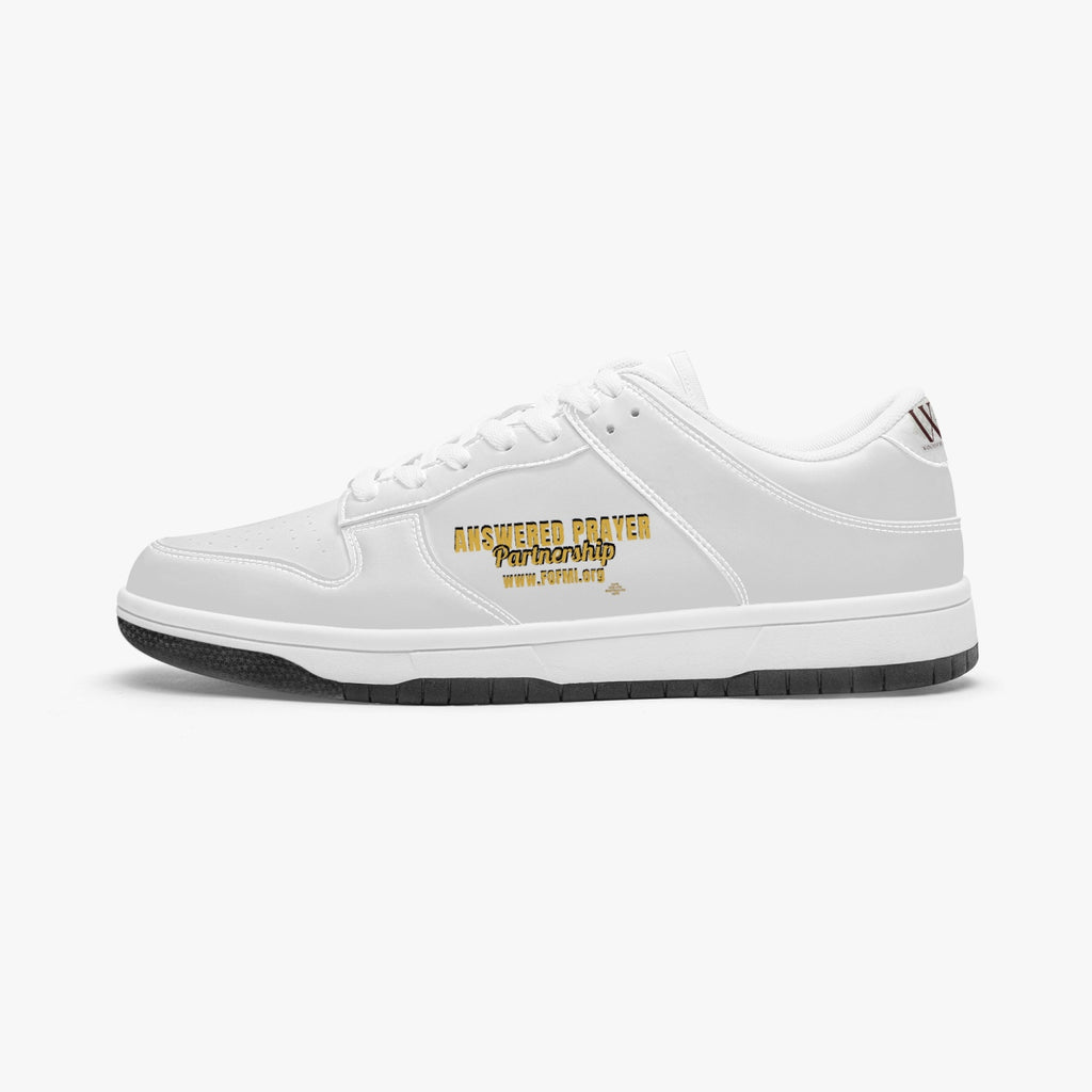 ANSWERED PRAYER PARTNERSHIP Stylish Low-Top Leather Sneakers