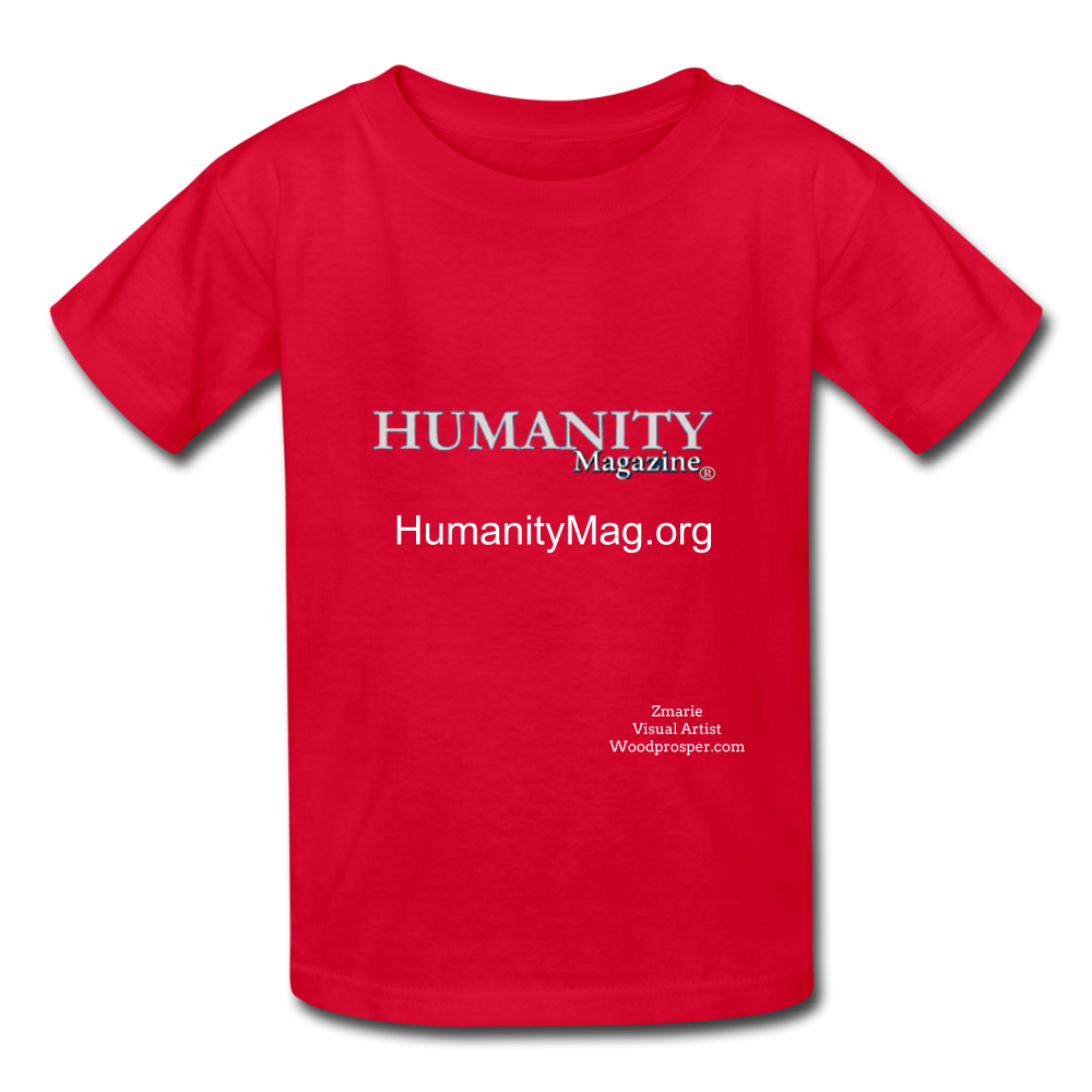 Humanity Magazine Kids' T-Shirt - red