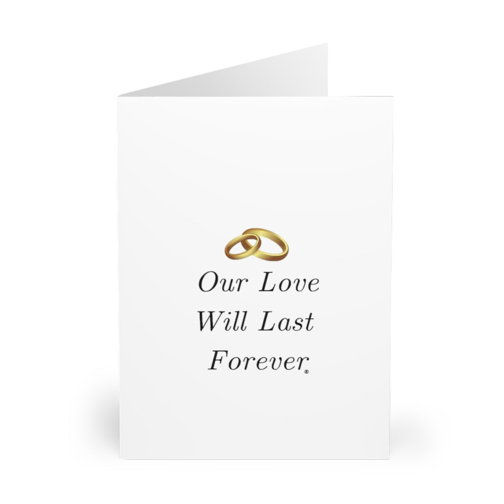 The Forever Love Collection: Love Lasts Forever Greeting Cards (5 Pack)