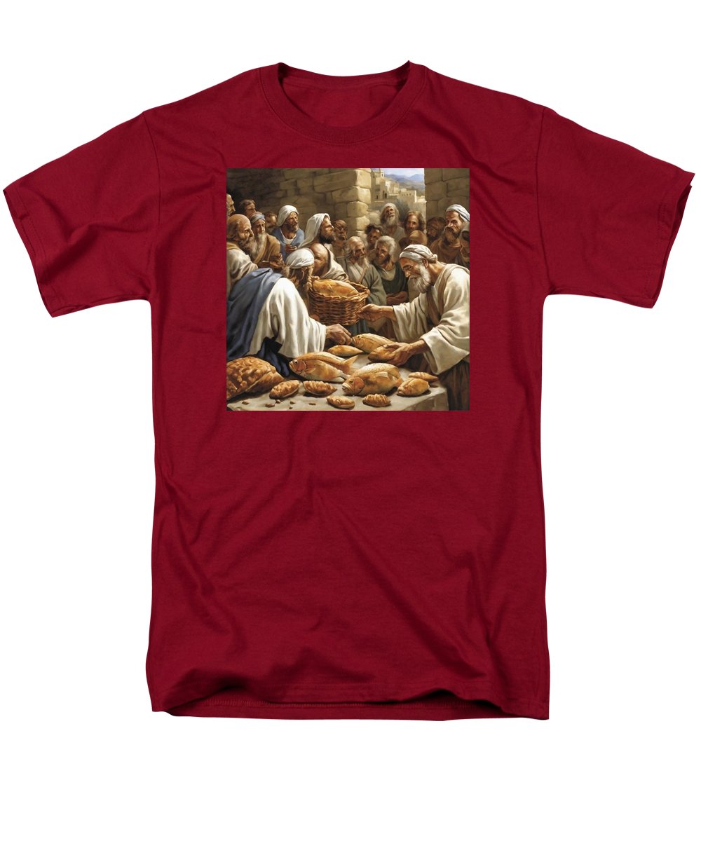 Feeding The Five Thousand - Men's T-Shirt  (Regular Fit)
