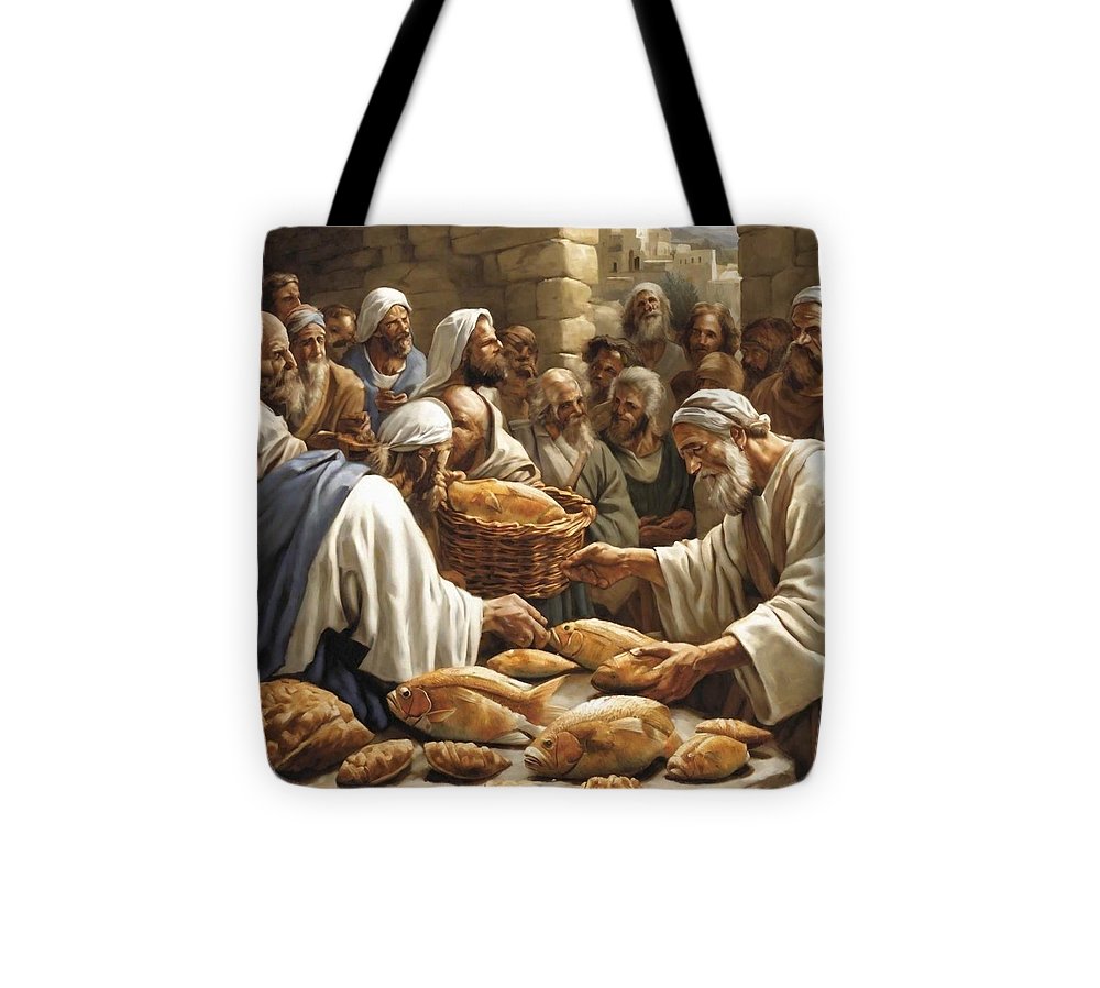Feeding The Five Thousand - Tote Bag