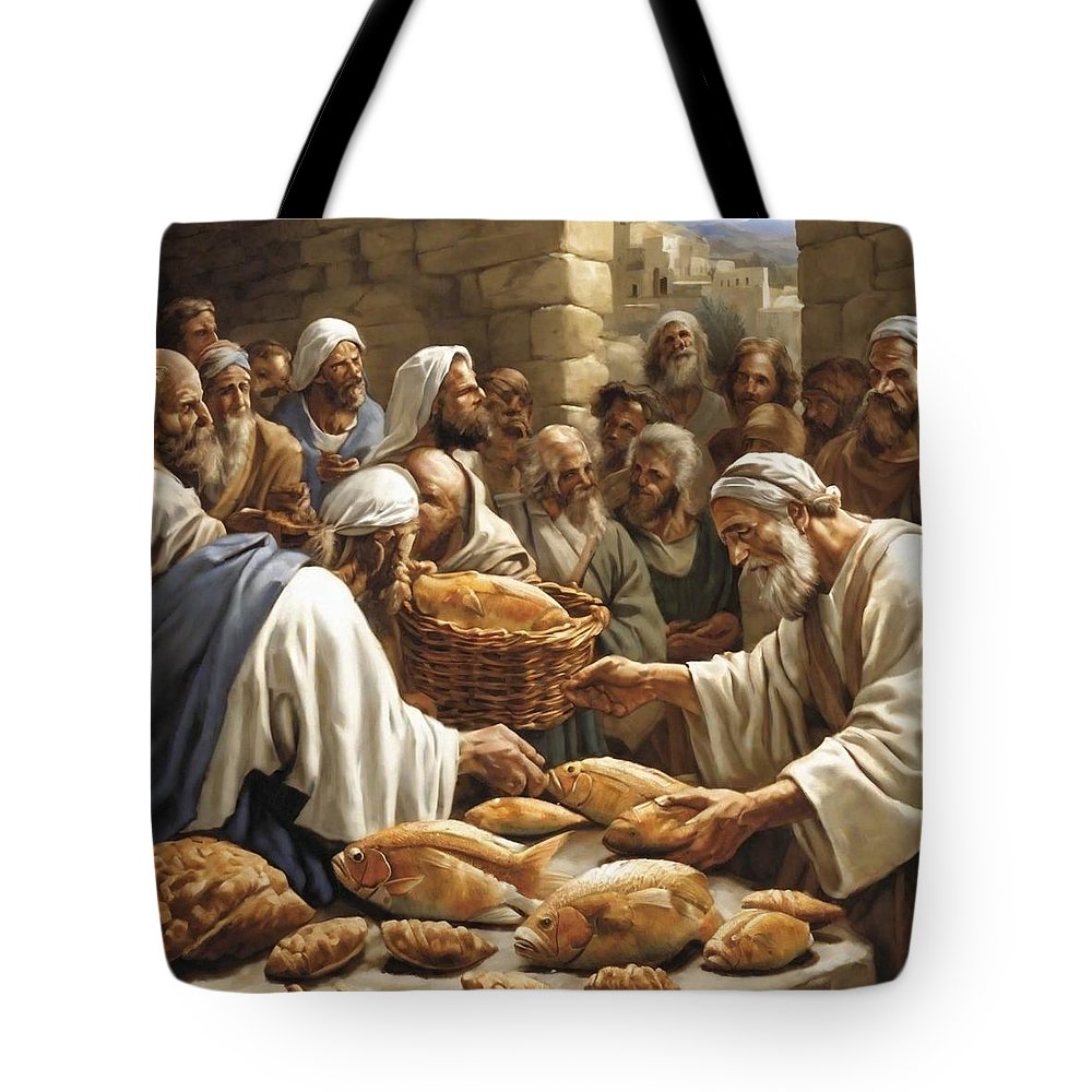 Feeding The Five Thousand - Tote Bag