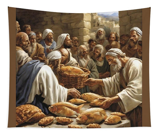 Feeding The Five Thousand - Tapestry