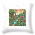 Garden of Eden - Throw Pillow