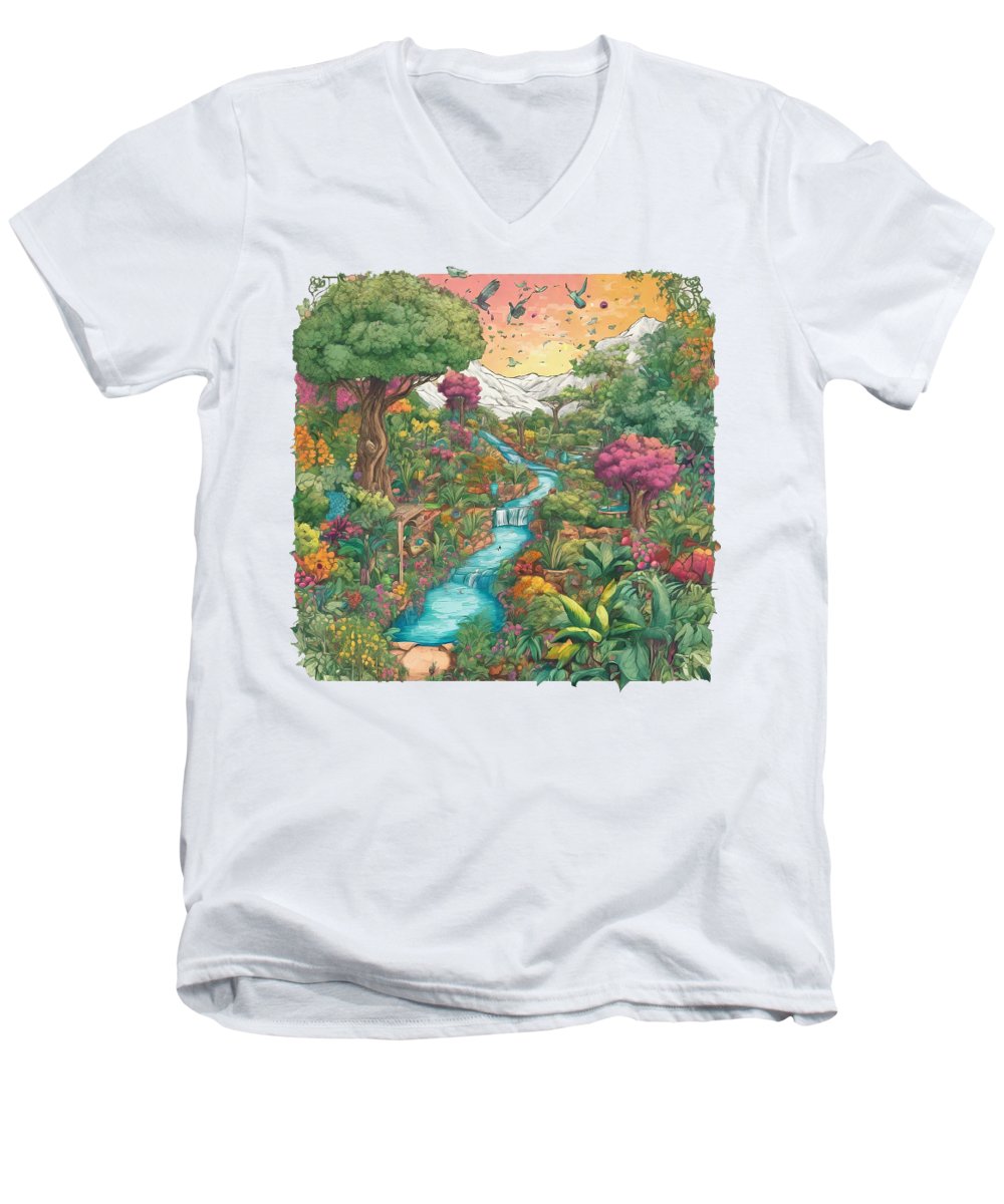 Garden of Eden - Men's V-Neck T-Shirt