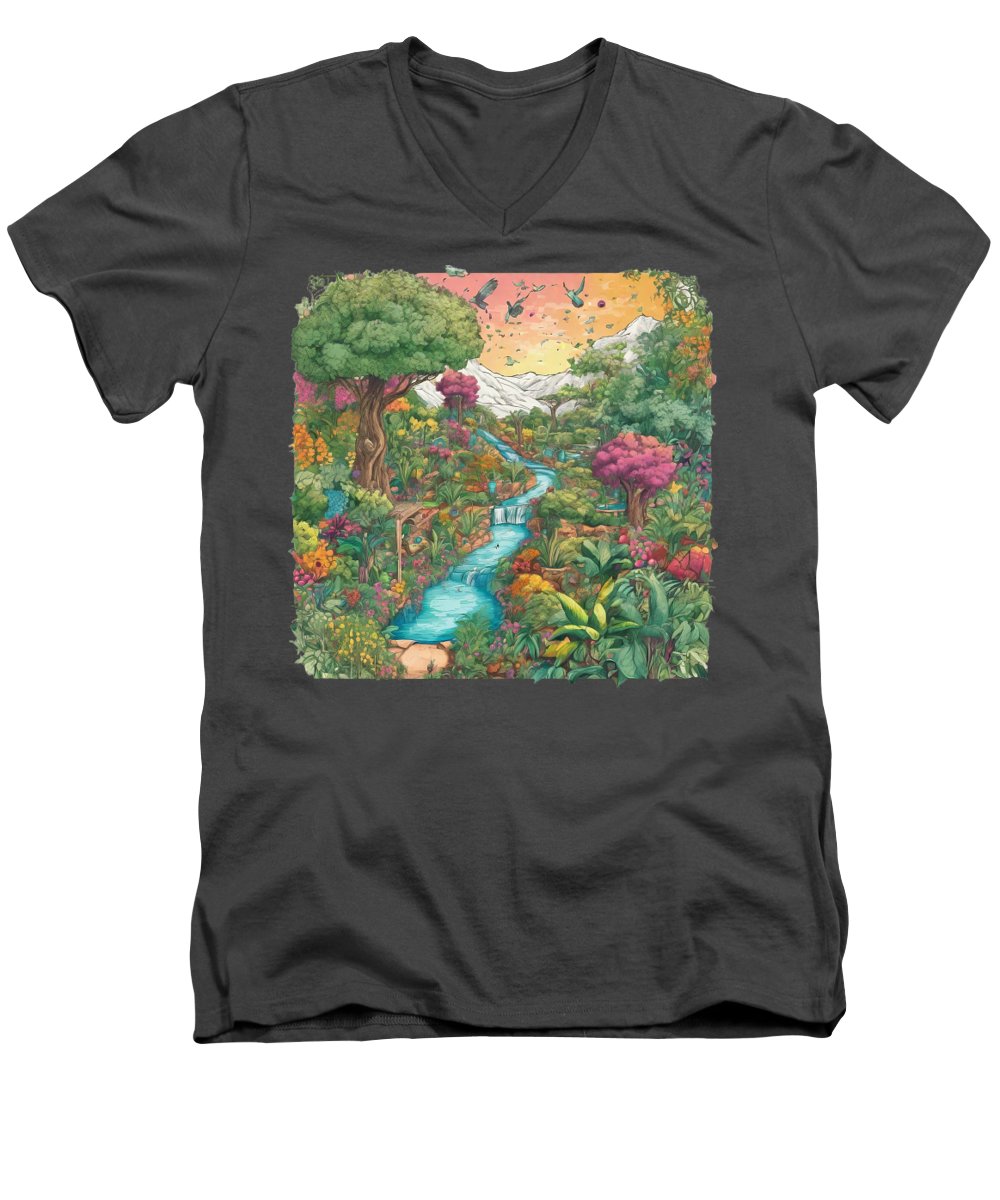 Garden of Eden - Men's V-Neck T-Shirt