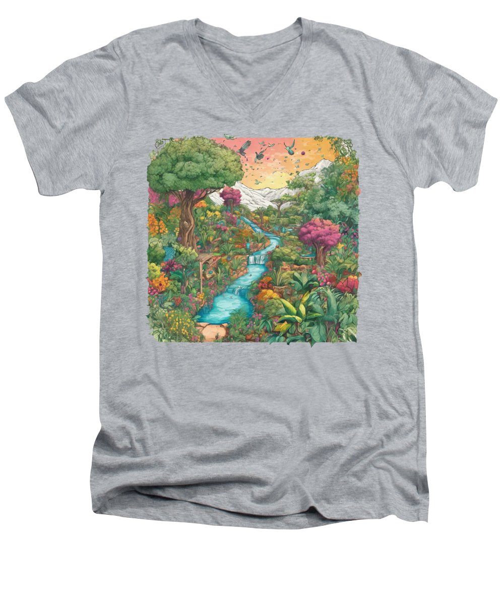 Garden of Eden - Men's V-Neck T-Shirt