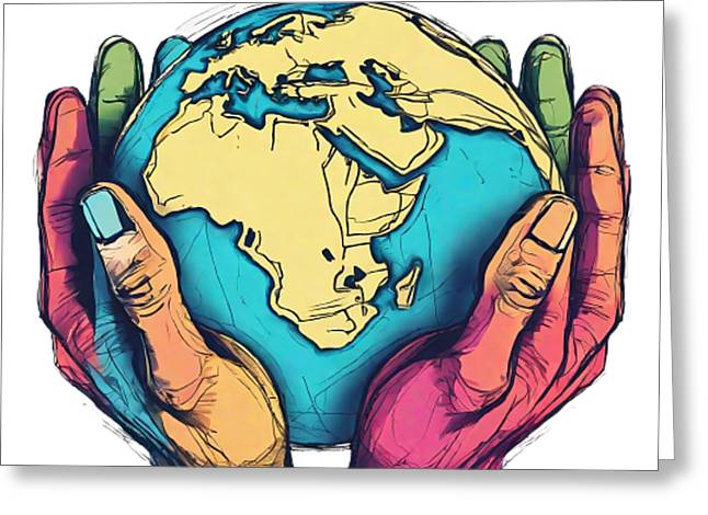 God's Creation - Greeting Card