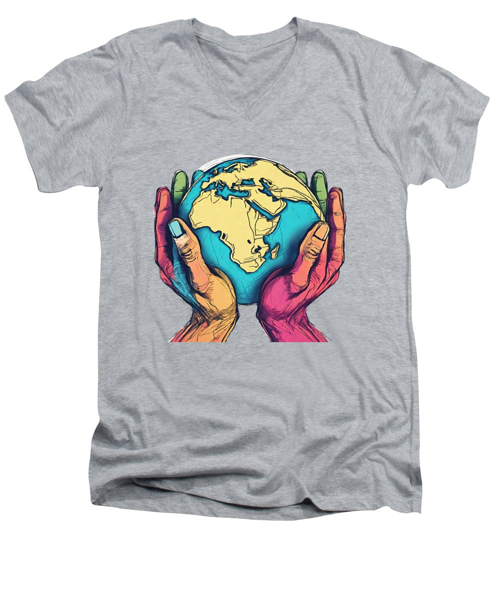 God's Creation - Men's V-Neck T-Shirt
