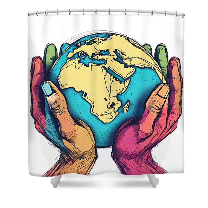 God's Creation - Shower Curtain