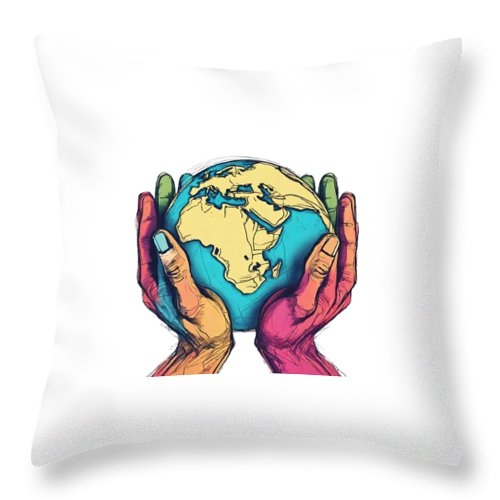 God's Creation - Throw Pillow