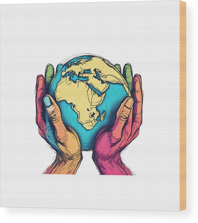 God's Creation - Wood Print