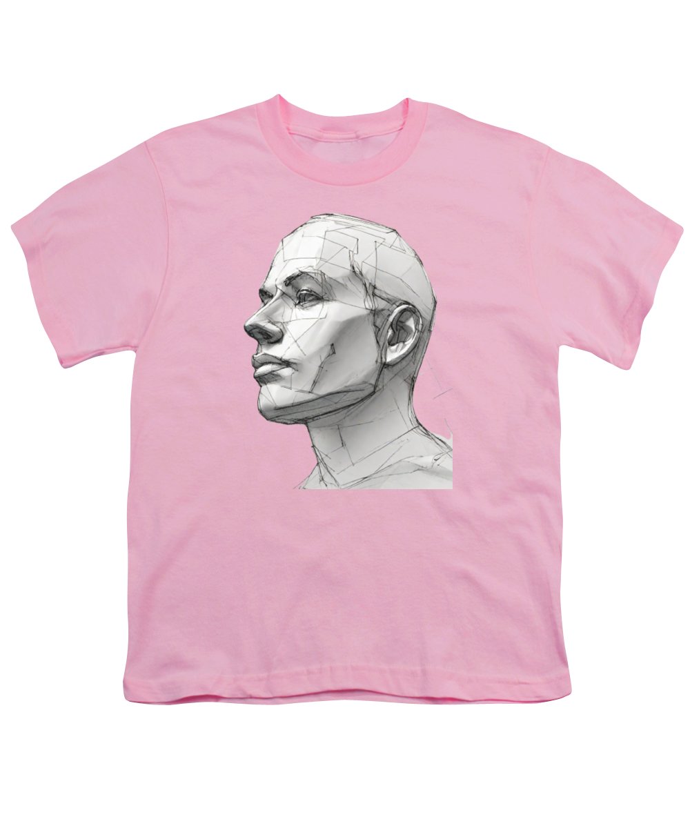 Human Face Sketch - Youth T-Shirt