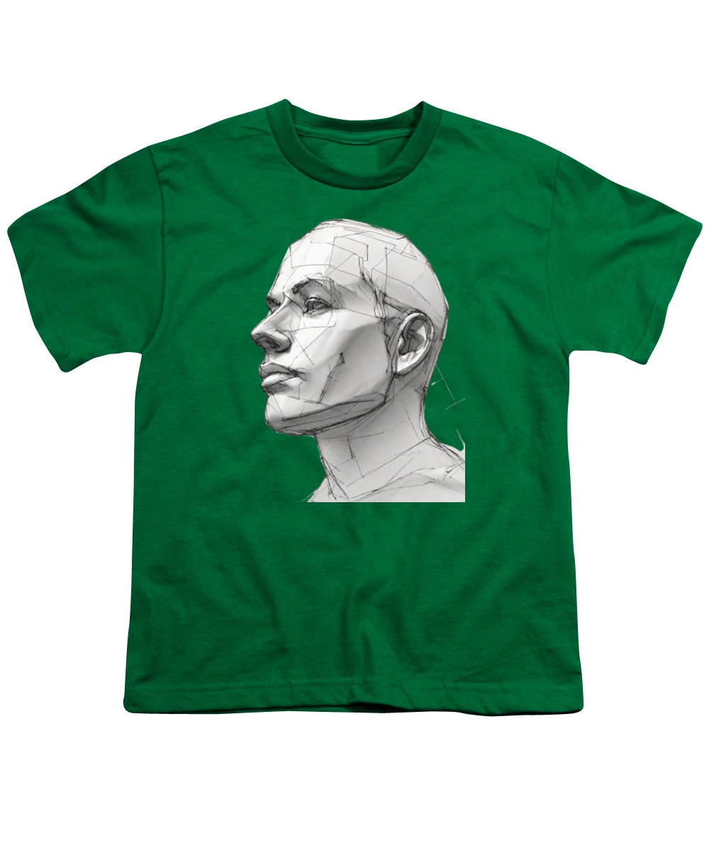 Human Face Sketch - Youth T-Shirt
