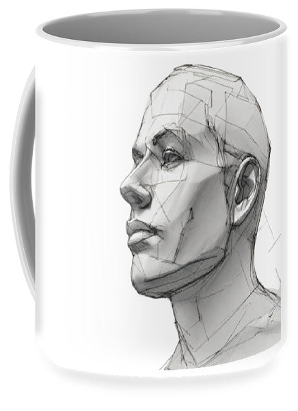 Human Face Sketch - Mug