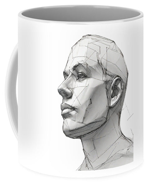 Human Face Sketch - Mug