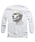 Human Face Sketch - Long Sleeve T-Shirt