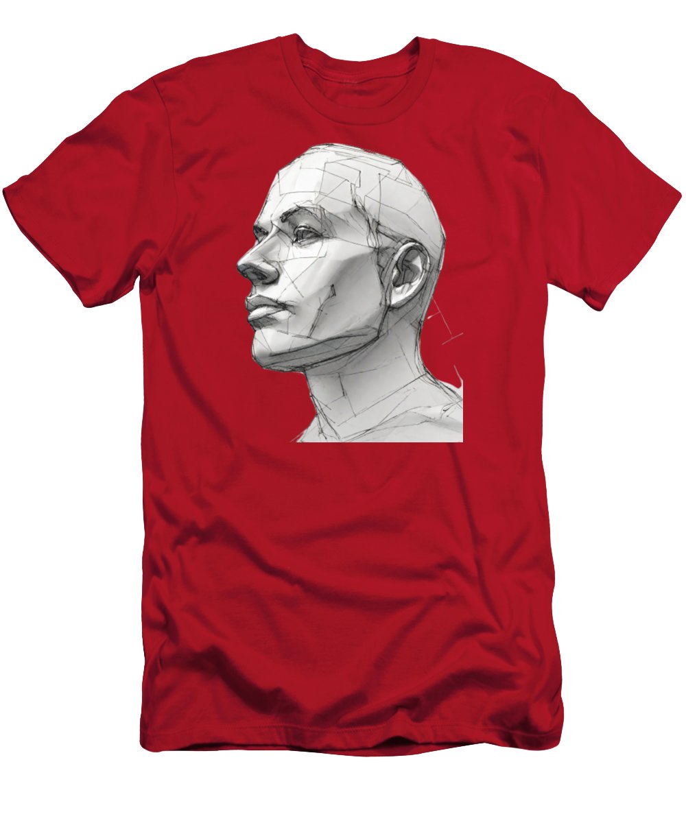 Human Face Sketch - T-Shirt
