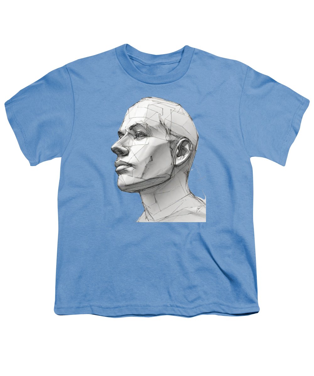 Human Face Sketch - Youth T-Shirt
