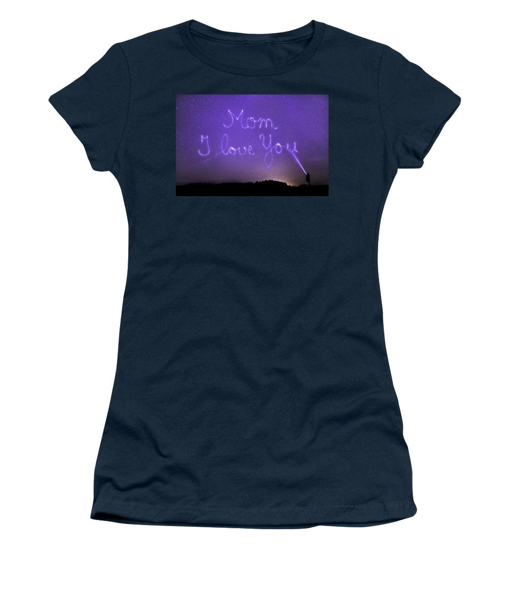 Love You Mom - Women's T-Shirt (Athletic Fit)