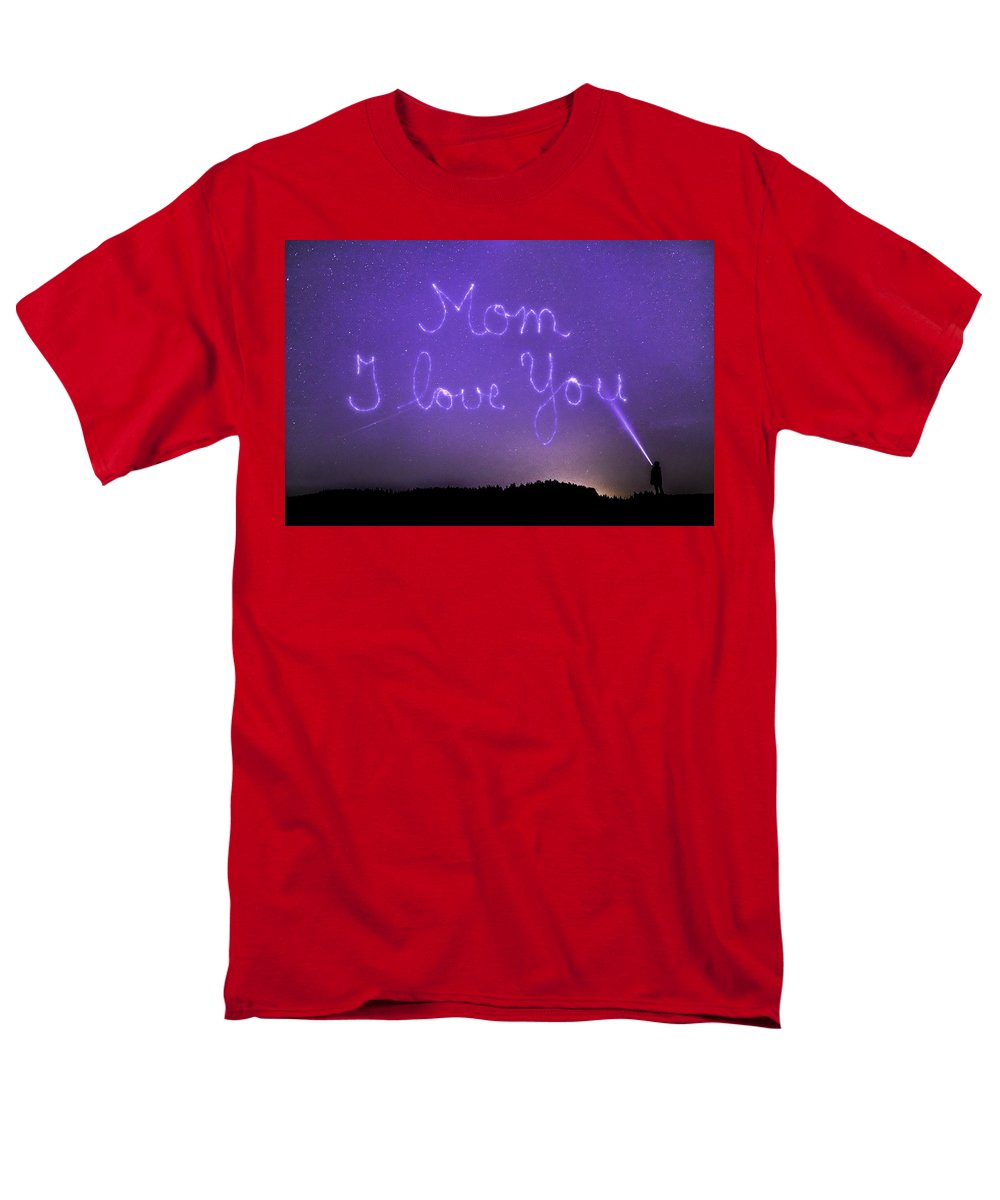 Love You Mom - Men's T-Shirt  (Regular Fit)