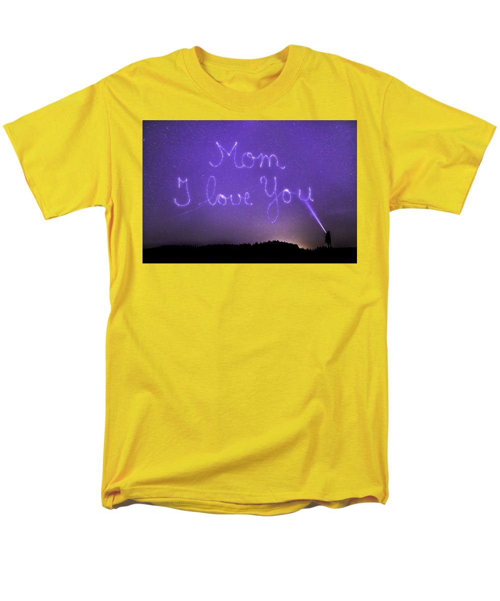 Love You Mom - Men's T-Shirt  (Regular Fit)