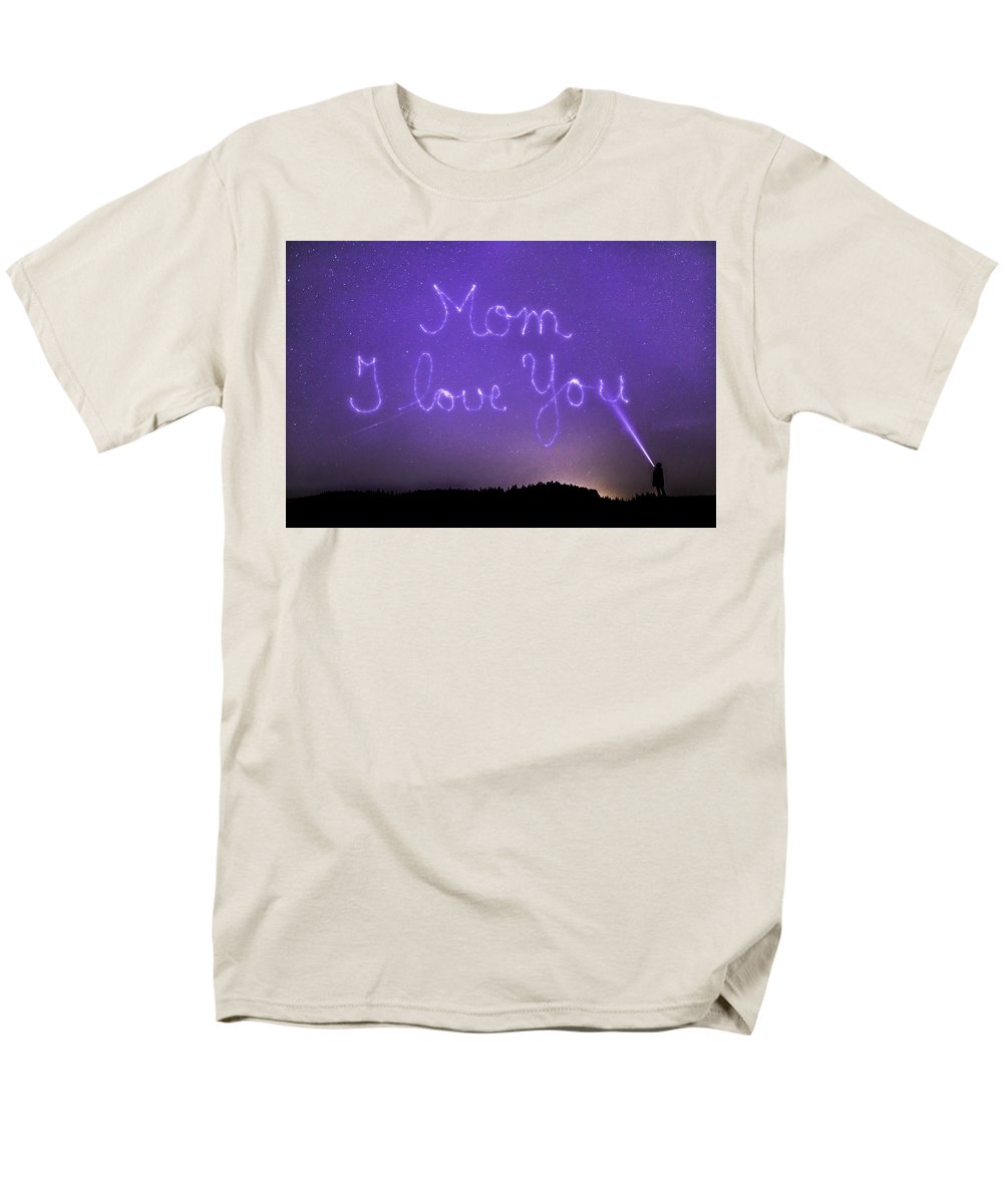 Love You Mom - Men's T-Shirt  (Regular Fit)