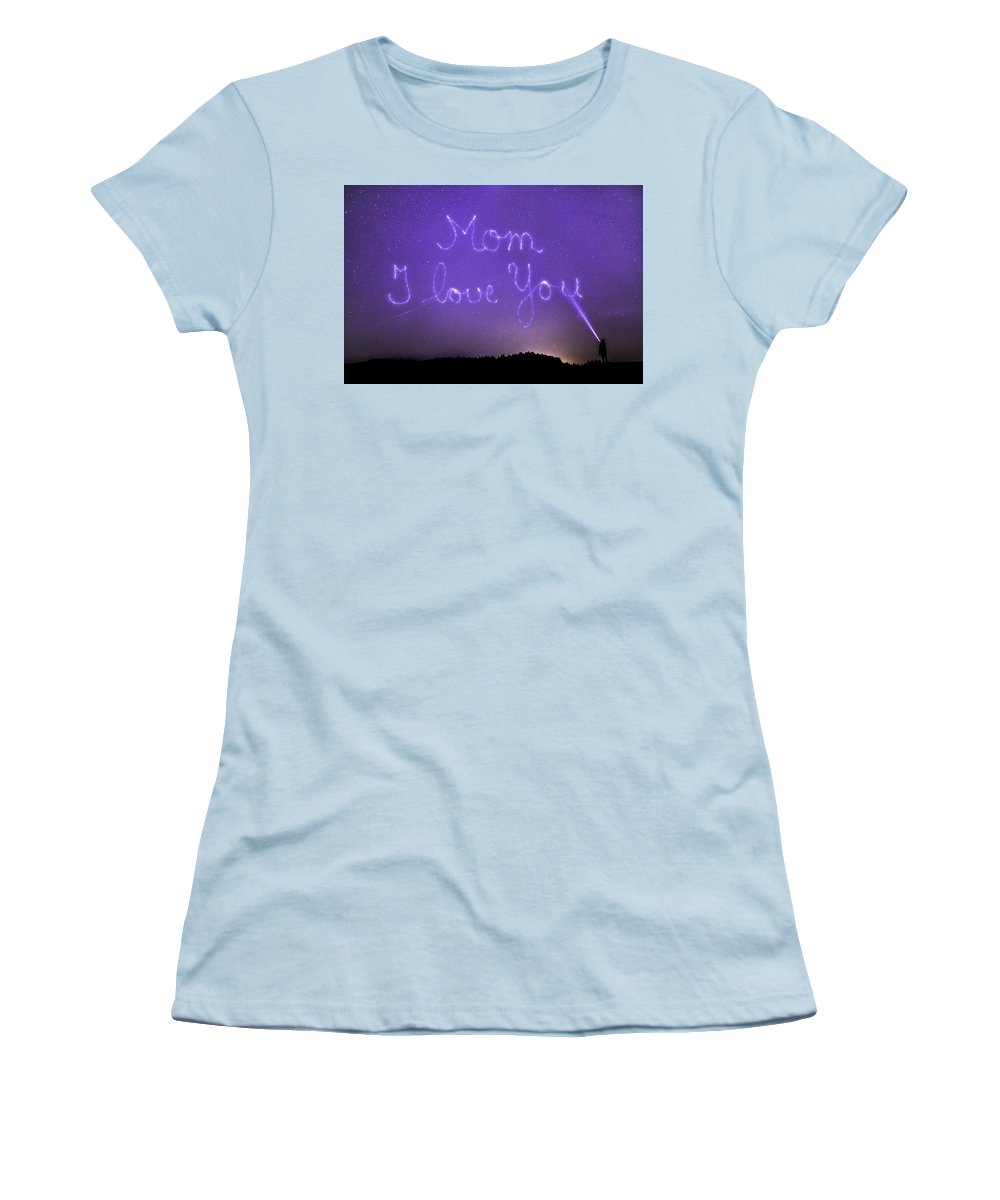 Love You Mom - Women's T-Shirt (Athletic Fit)