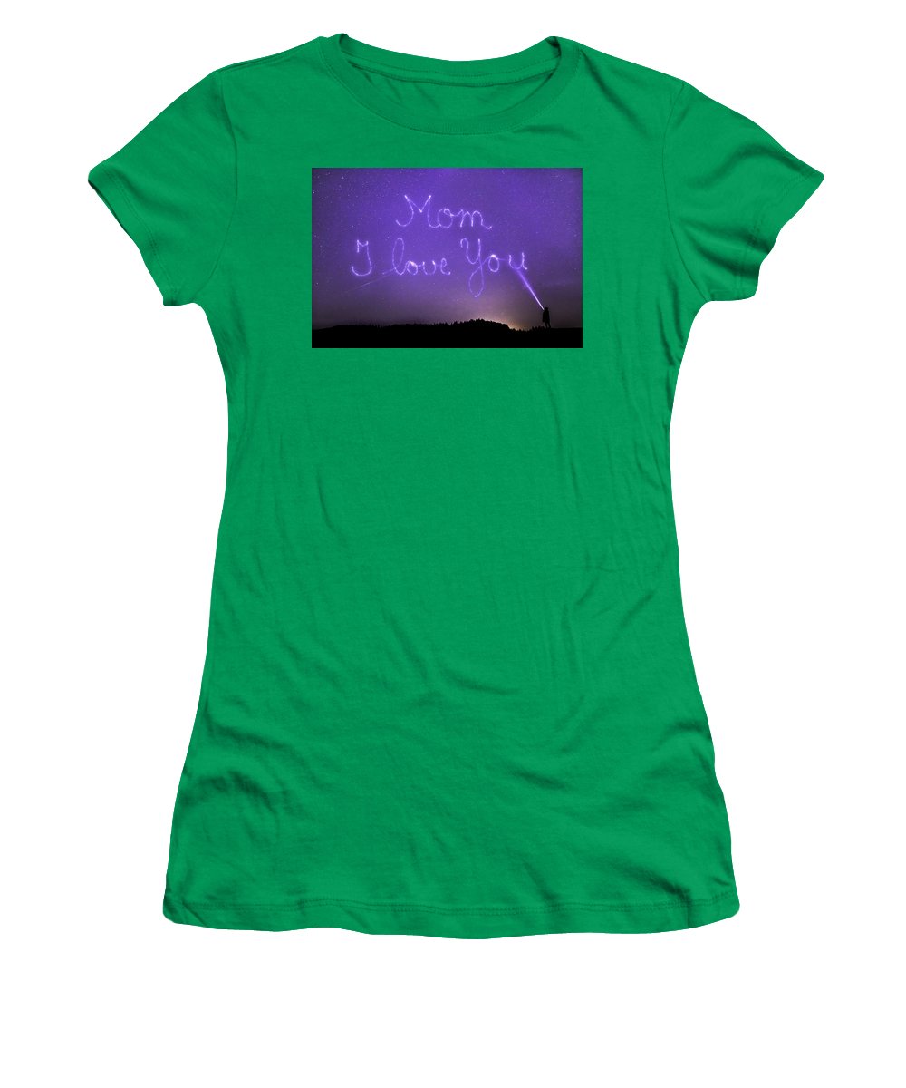 Love You Mom - Women's T-Shirt (Athletic Fit)